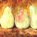 Three Pears - 24x36